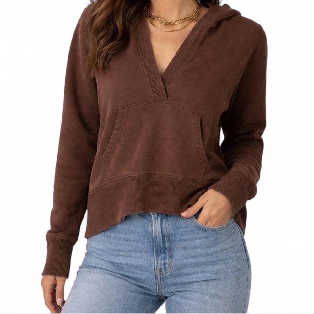 Vintage Y2K Sweatshirt Chocolate Brown Bella Swan M